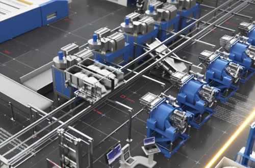 送料機(jī)與穿梭機(jī)軌道上下分開，各自獨(dú)立運(yùn)行，不產(chǎn)生交叉，工作效率高